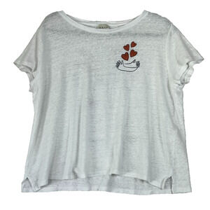 Wrap Shirt Women's Size US 16 International Women's Day 100% Linen